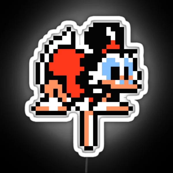 Ducktales Scrooge Mcduck Pogoing RGB Neon Sign
