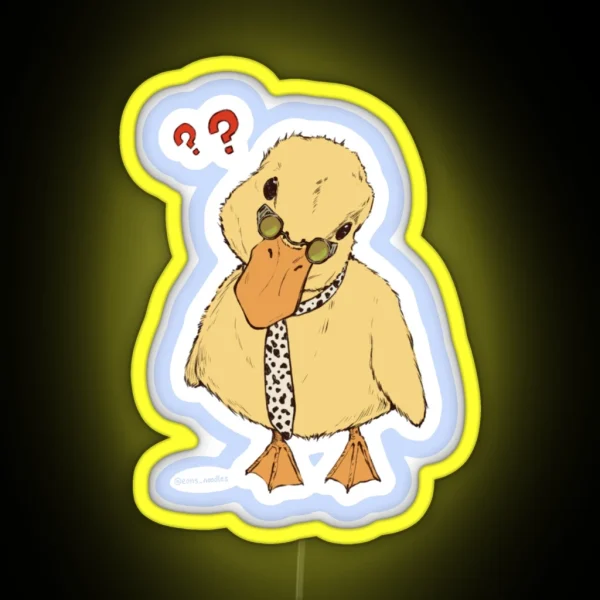 Ducky Fuzz Nanami RGB Neon Sign