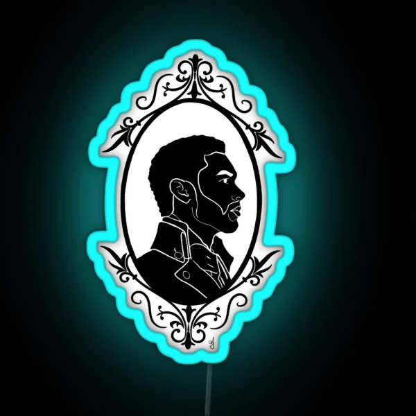 Duke Of Hastings Cameo RGB Neon Sign