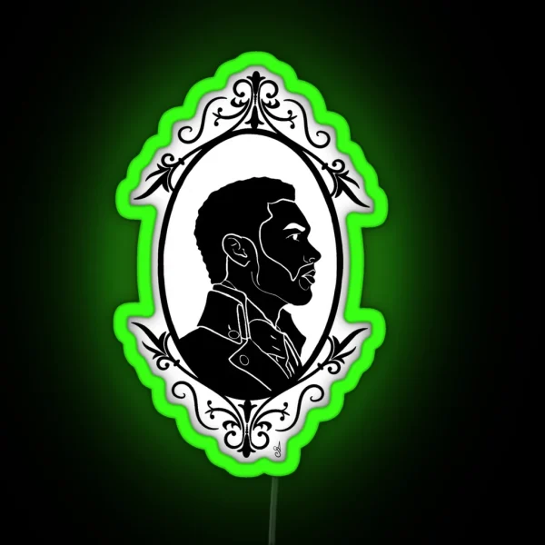 Duke Of Hastings Cameo RGB Neon Sign