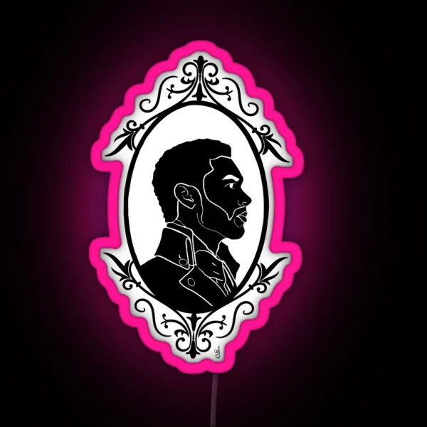 Duke Of Hastings Cameo RGB Neon Sign