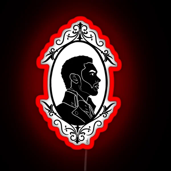 Duke Of Hastings Cameo RGB Neon Sign