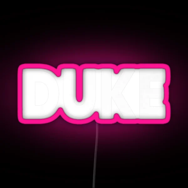 Duke Premium RGB Neon Sign