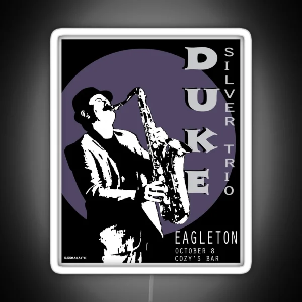Duke Silver Live In Concert RGB Neon Sign