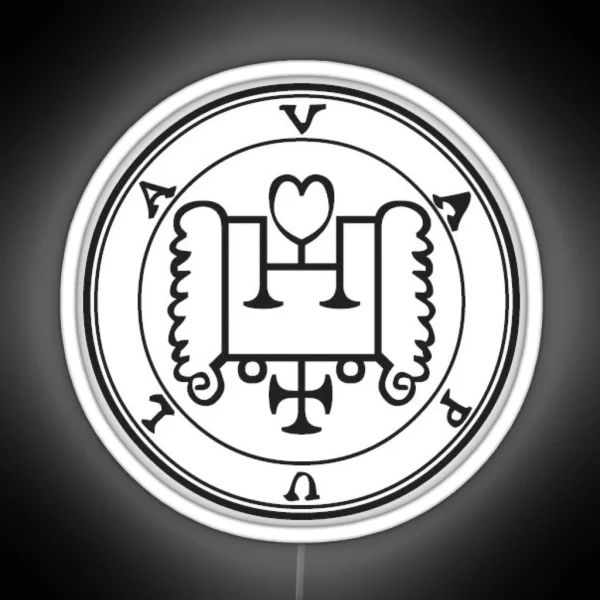 Duke Vapula Black Sigil RGB Neon Sign