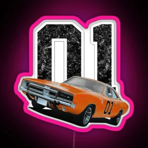 Dukes Of Hazzard Kids 3 RGB Neon Sign