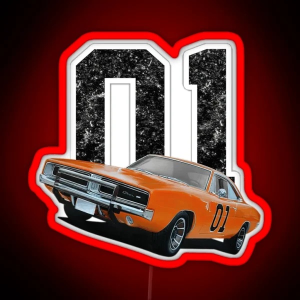Dukes Of Hazzard Kids 3 RGB Neon Sign
