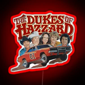 Dukes Of Hazzard Kids RGB Neon Sign