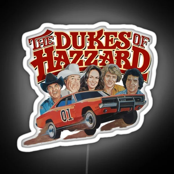 Dukes Of Hazzard Kids RGB Neon Sign