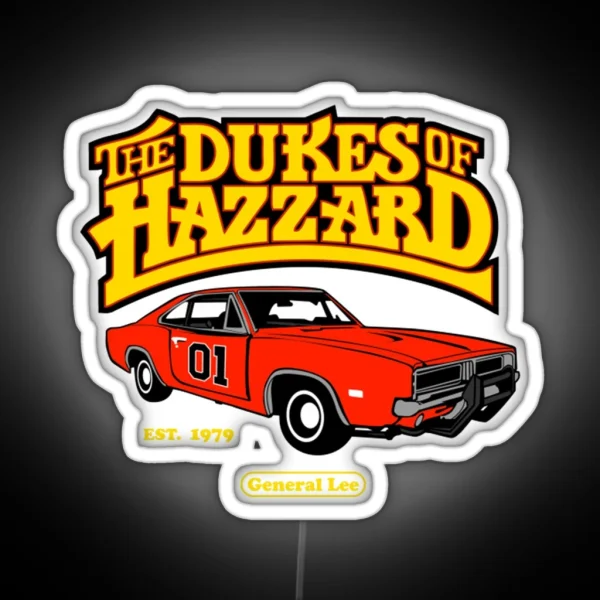 Dukes Of Hazzard Led RGB Neon Sign
