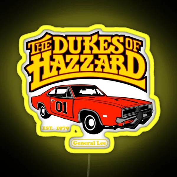 Dukes Of Hazzard Led RGB Neon Sign