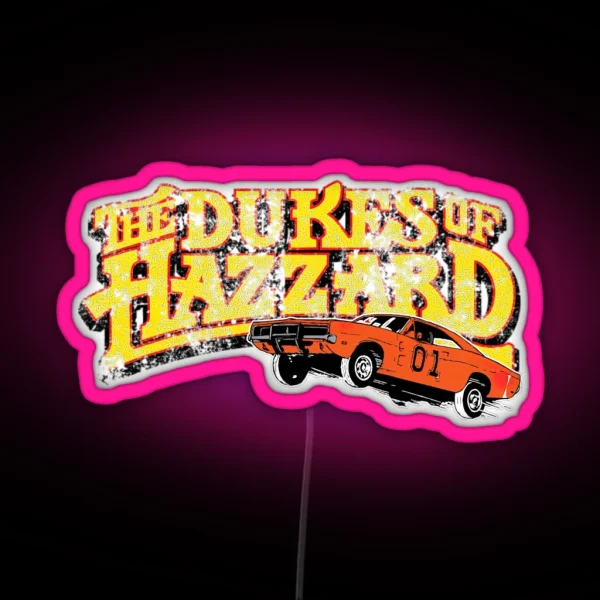 Dukes Of Hazzard RGB Neon Sign