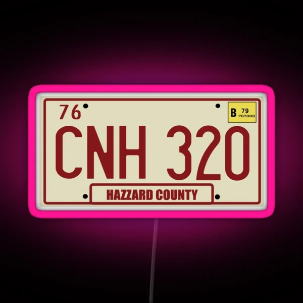 Dukes Of Hazzard RGB Neon Sign