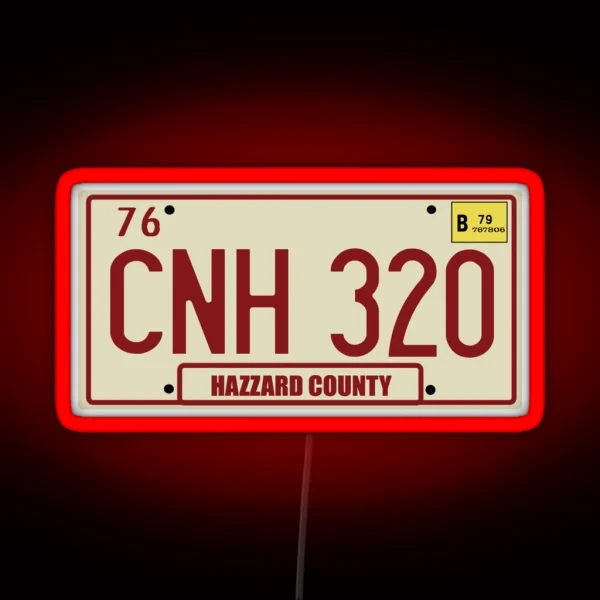 Dukes Of Hazzard RGB Neon Sign