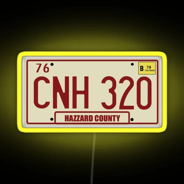 Dukes Of Hazzard RGB Neon Sign