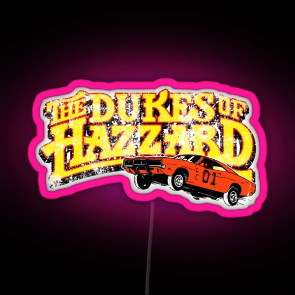 Dukes Of Hazzard RGB Neon Sign