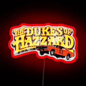 Dukes Of Hazzard RGB Neon Sign