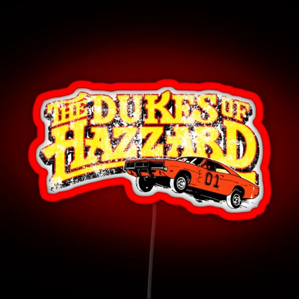 Dukes Of Hazzard RGB Neon Sign