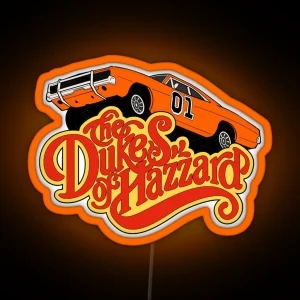 Dukes Of Hazzard RGB Neon Sign