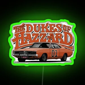 Dukes Of Hazzard RGB Neon Sign