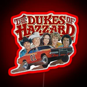 Dukes Of Hazzard RGB Neon Sign