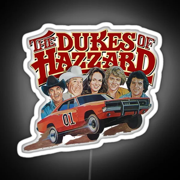 Dukes Of Hazzard RGB Neon Sign