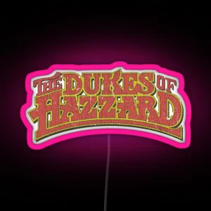 Dukes Of Hazzard Slab Logo RGB Neon Sign