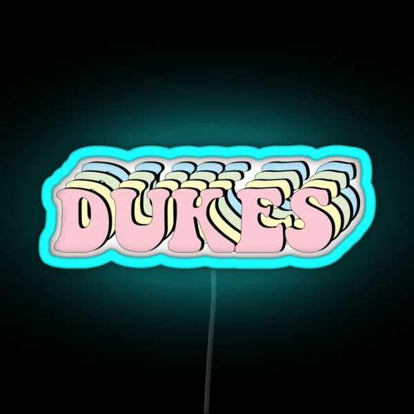 Dukes RGB Neon Sign