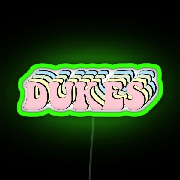 Dukes RGB Neon Sign