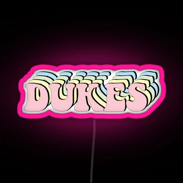 Dukes RGB Neon Sign