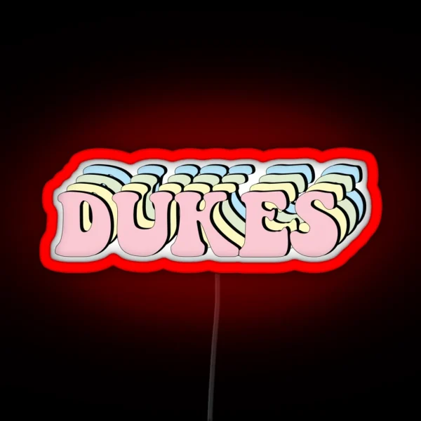 Dukes RGB Neon Sign