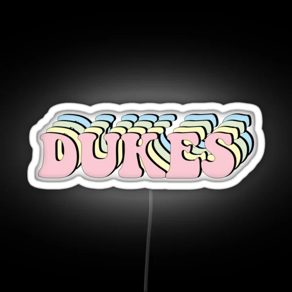 Dukes RGB Neon Sign