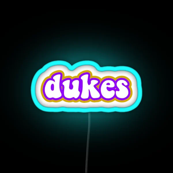 Dukes RGB Neon Sign