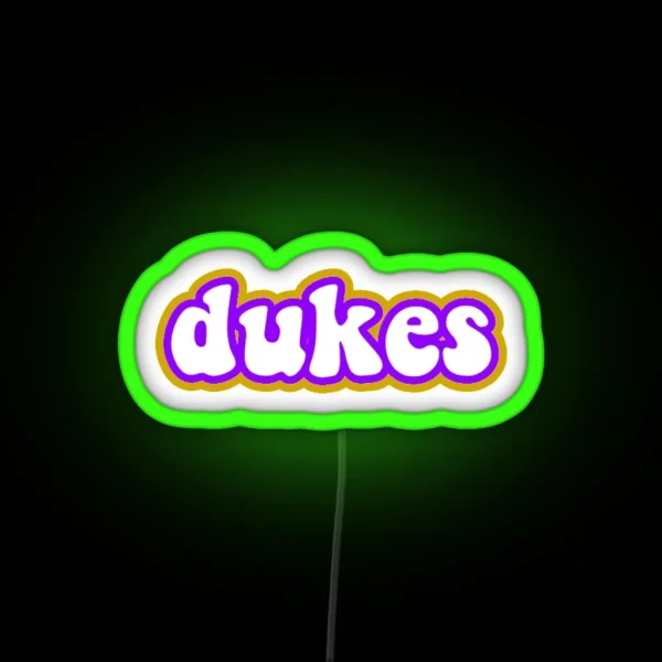 Dukes RGB Neon Sign
