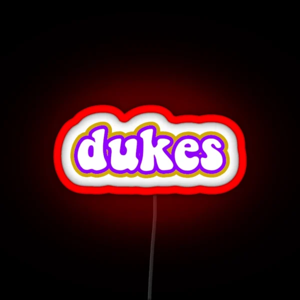 Dukes RGB Neon Sign
