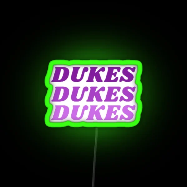 DUKES RGB Neon Sign