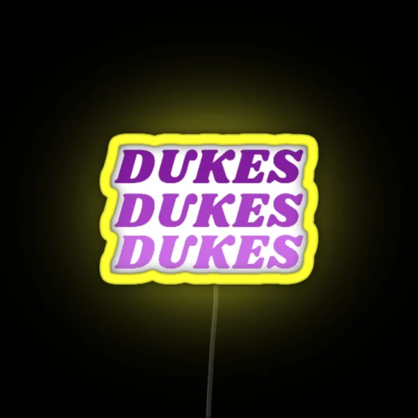 DUKES RGB Neon Sign