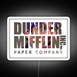 Dunder Mifflin Prison Mike RGB Neon Sign