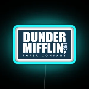 Dunder Mifflin RGB Neon Sign