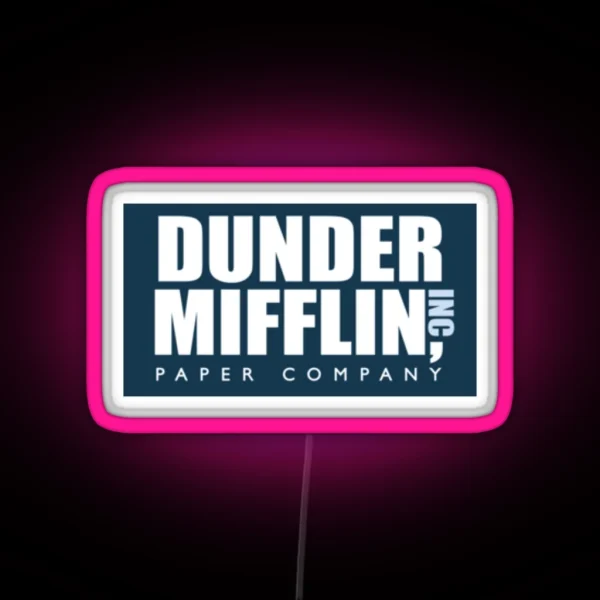Dunder Mifflin RGB Neon Sign