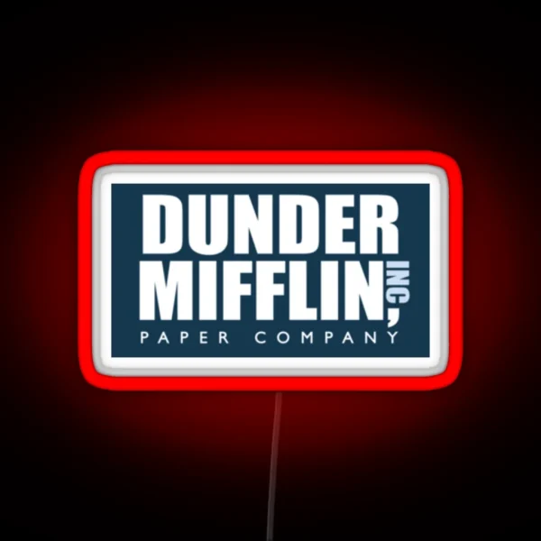 Dunder Mifflin RGB Neon Sign