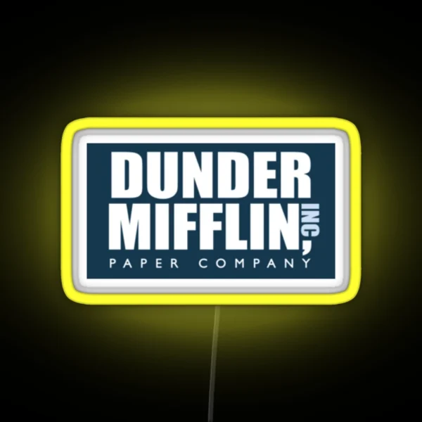 Dunder Mifflin RGB Neon Sign