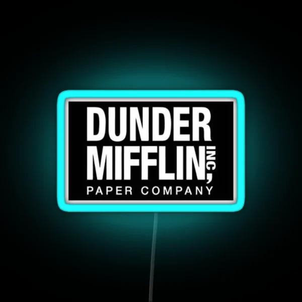 Dunder Mufflin The Office RGB Neon Sign