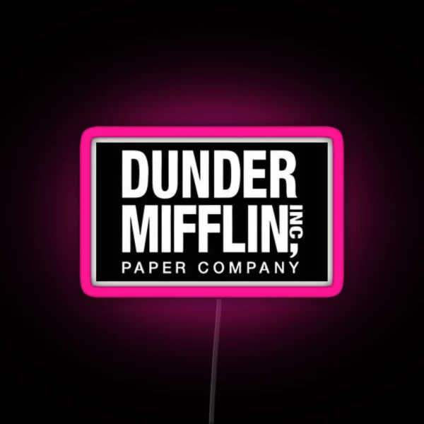 Dunder Mufflin The Office RGB Neon Sign