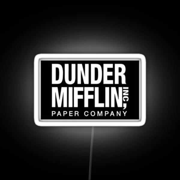 Dunder Mufflin The Office RGB Neon Sign
