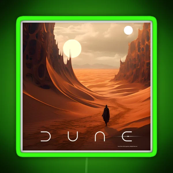 Dune 2020 Fan Art RGB Neon Sign