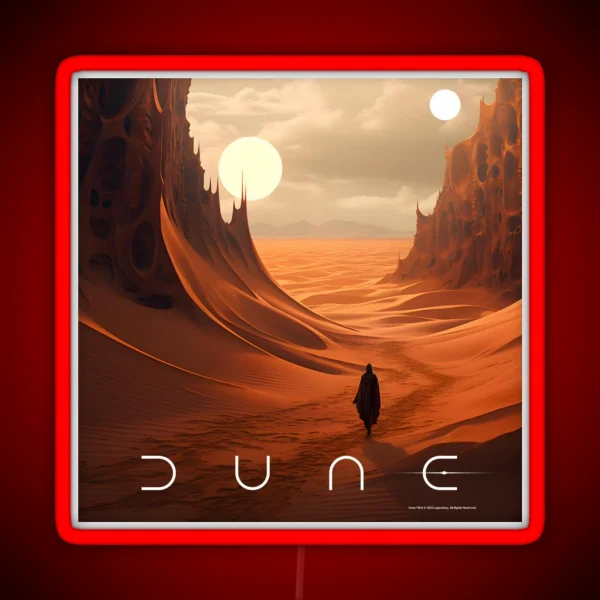 Dune 2020 Fan Art RGB Neon Sign