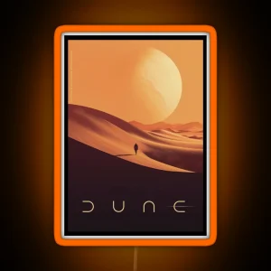 Dune 2021 Fan Art RGB Neon Sign