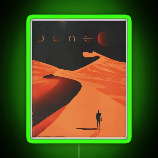 Dune Arrakis Dessert Sandscape RGB Neon Sign