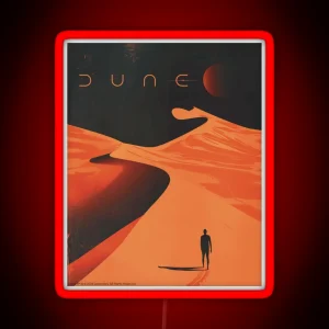 Dune Arrakis Dessert Sandscape RGB Neon Sign